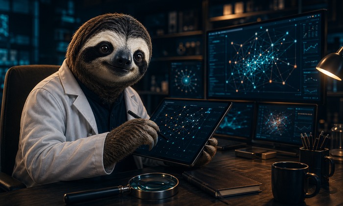 CyberSloth researcher reviewing vulnerability intelligence