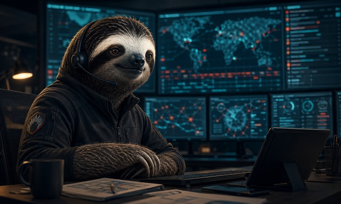 CyberSloth incident commander coordinating response activity